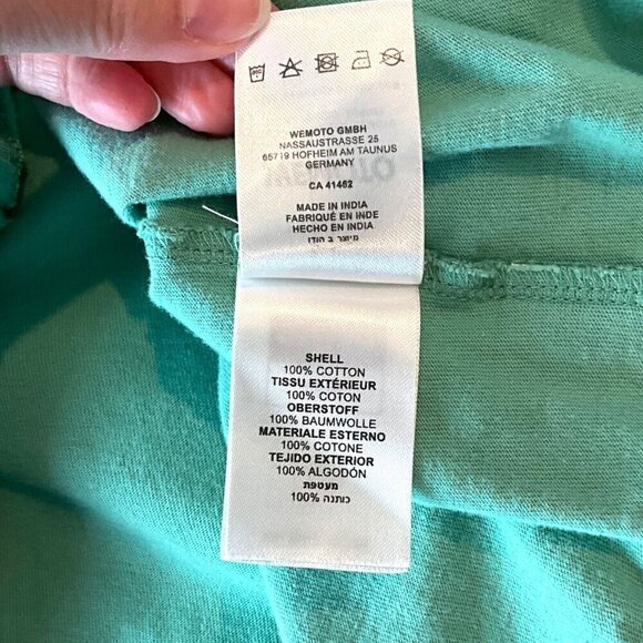 WEMOTO T Shirt Size S Green Lounge Chair Short Sleeve 100% Cotton Tee Men's - Picture 8 of 9